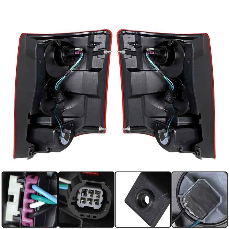 DURAFORCE For 11 2012 2013-2020 Dodge Grand Caravan Pair Tail Lights Brake Parking Lamp