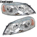 DURAFORCE Halogen Headlights For 2006-09 10 11 12 13 Chevy Impala/2014-2016 Impala Limited