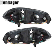 DURAFORCE Halogen Headlights For 2006-09 10 11 12 13 Chevy Impala/2014-2016 Impala Limited