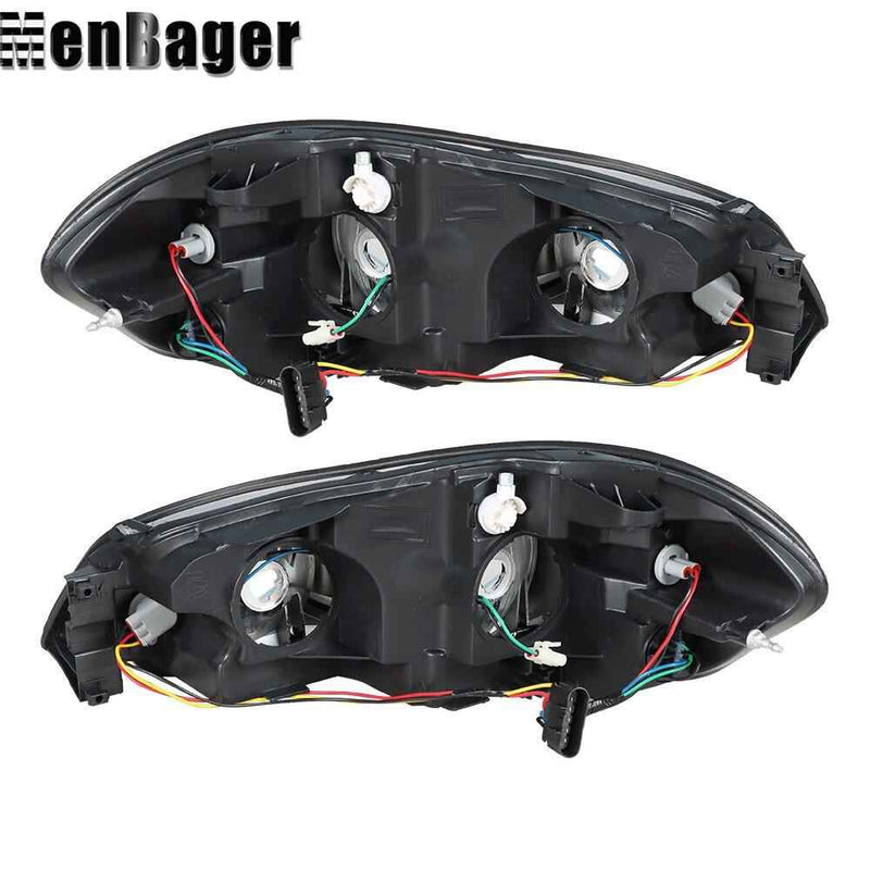 DURAFORCE Halogen Headlights For 2006-09 10 11 12 13 Chevy Impala/2014-2016 Impala Limited