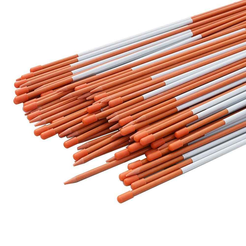 DURAFORCE Driveway Markers with Reflective Tape Snow Stakes 100Pcs 48in-5/16"