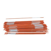 DURAFORCE Driveway Markers with Reflective Tape Snow Stakes 100Pcs 48in-5/16"