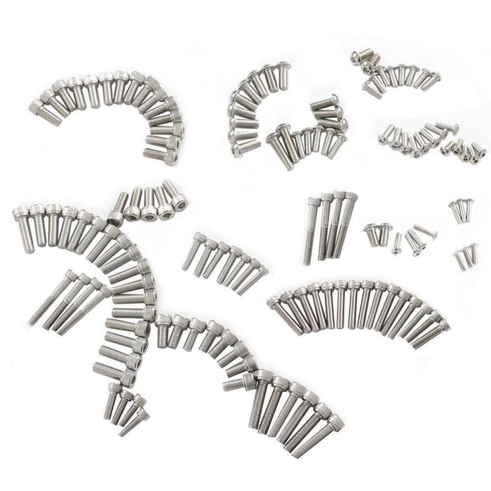 DURAFORCE 667 Piece For Yamaha YFZ 350 Banshee Stainless Steel ATV Bolt Screw Kit Set