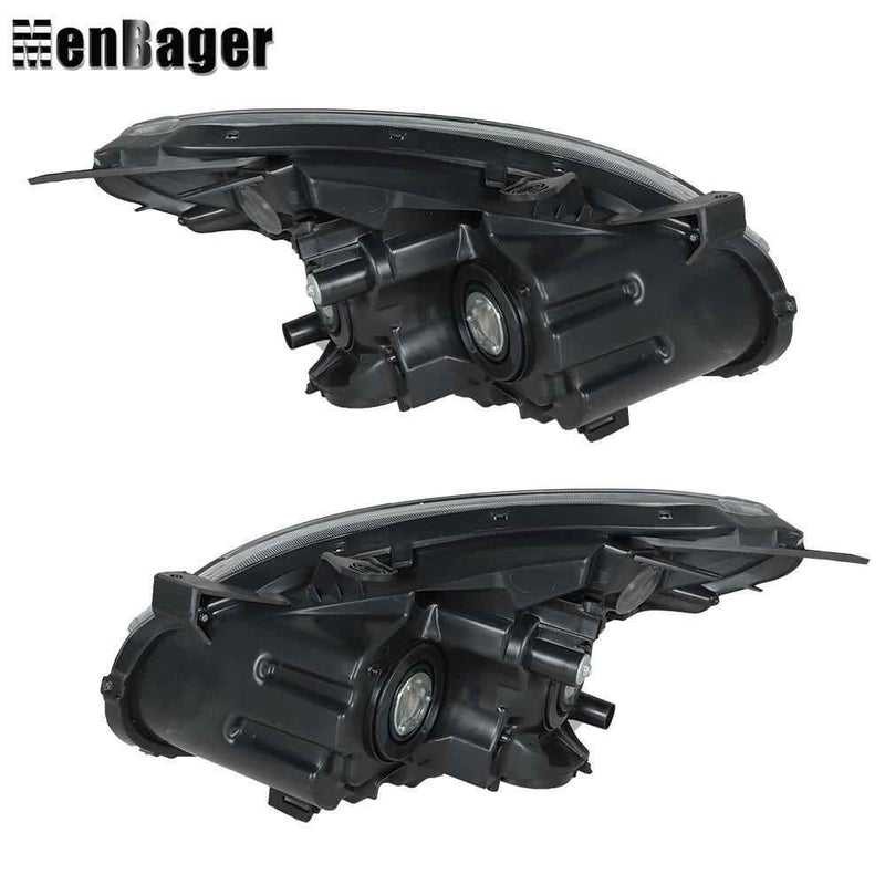DURAFORCE LH&RH Headlights For 2008-2013 Nissan Rogue/14-15 Rogue Select Halogen Headlamps