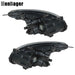 DURAFORCE LH&RH Headlights For 2008-2013 Nissan Rogue/14-15 Rogue Select Halogen Headlamps