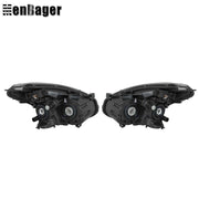 DURAFORCE LH&RH Headlights For 2008-2013 Nissan Rogue/14-15 Rogue Select Halogen Headlamps