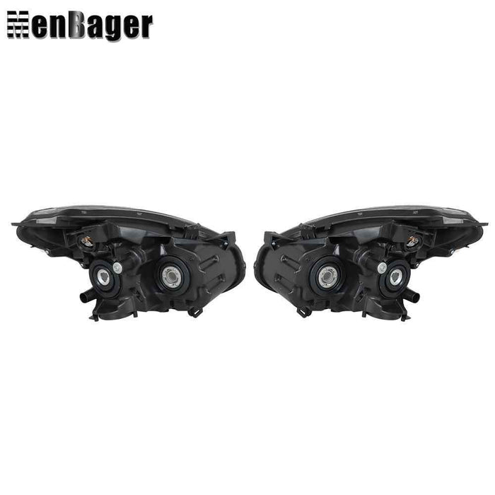 DURAFORCE LH&RH Headlights For 2008-2013 Nissan Rogue/14-15 Rogue Select Halogen Headlamps