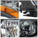 DURAFORCE LH&RH Headlights For 2008-2013 Nissan Rogue/14-15 Rogue Select Halogen Headlamps