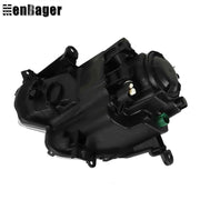 DURAFORCE Headlight Black For 2014-2017-2018 Jeep Cherokee Passenger Side Halogen Headlamp