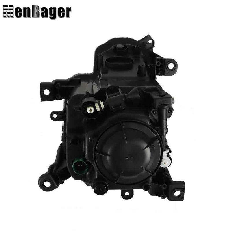 DURAFORCE Headlight Black For 2014-2017-2018 Jeep Cherokee Passenger Side Halogen Headlamp