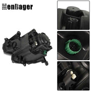 DURAFORCE Headlight Black For 2014-2017-2018 Jeep Cherokee Passenger Side Halogen Headlamp