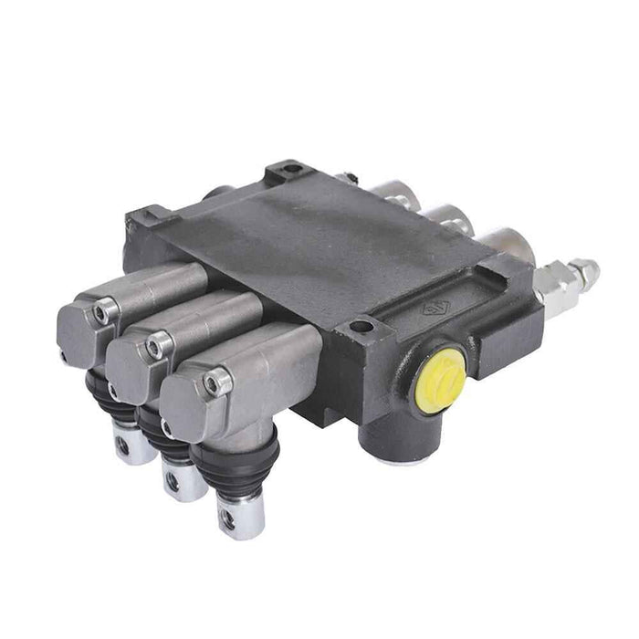 DURAFORCE 3600 PSI 3 Spool Hydraulic Control Valve Double Acting 13 GPM SAE Ports