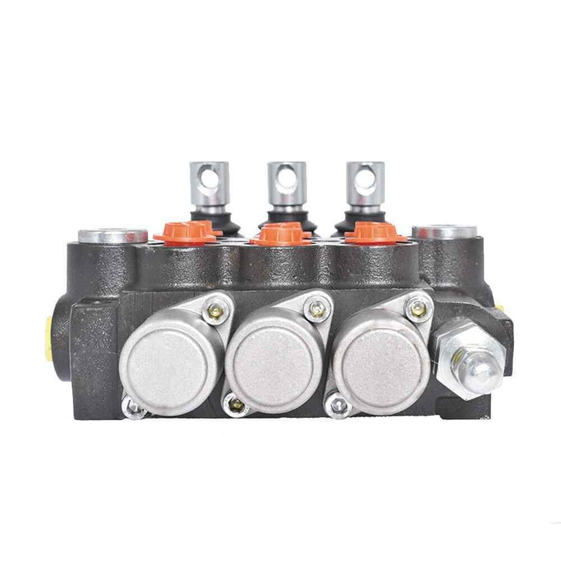 DURAFORCE 3600 PSI 3 Spool Hydraulic Control Valve Double Acting 13 GPM SAE Ports