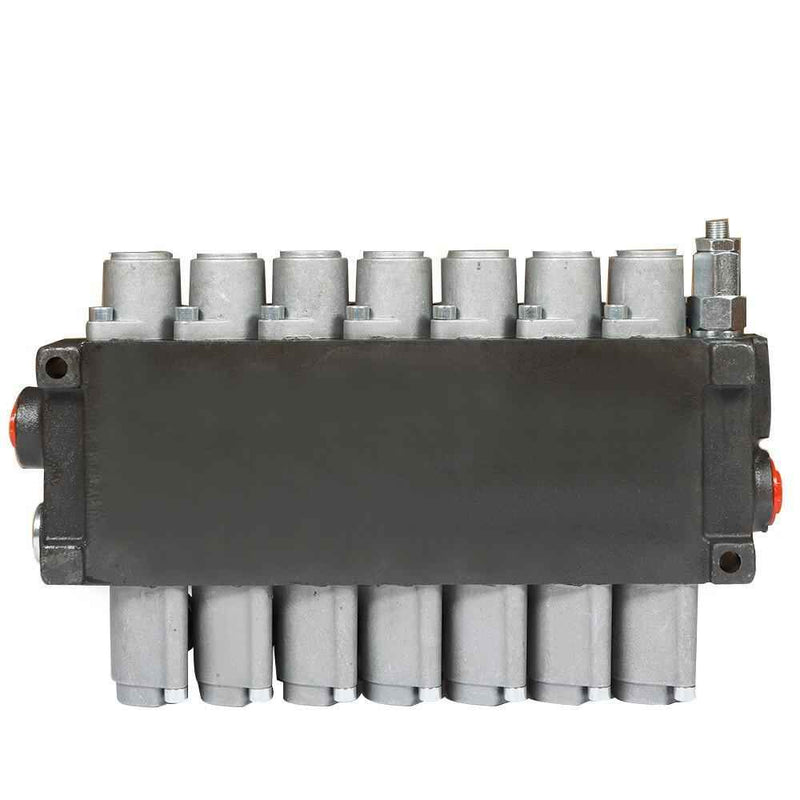 DURAFORCE 7 Spool 13Gpm Hydraulic Directional Control Valve Double Acting SAE