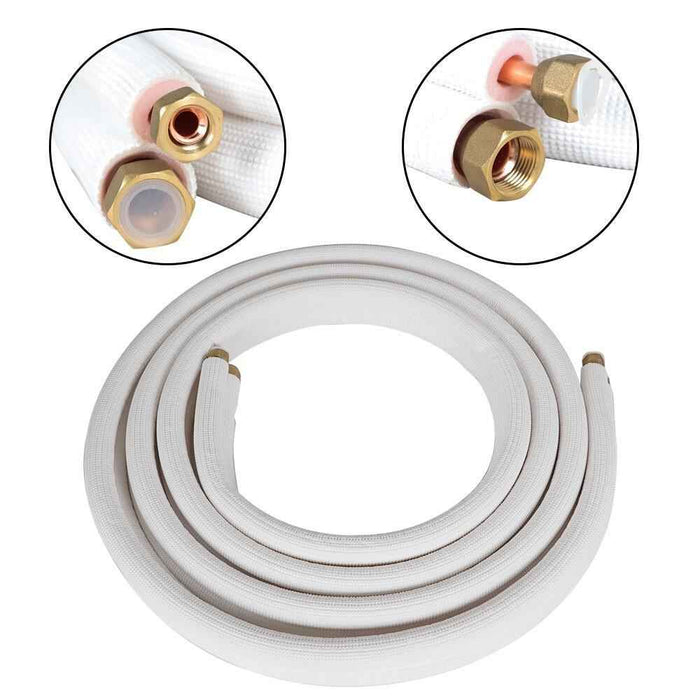 DURAFORCE Install Kit White For Mini Split Heat Pump Systems 16FT 3/8" - 5/8" Dia.