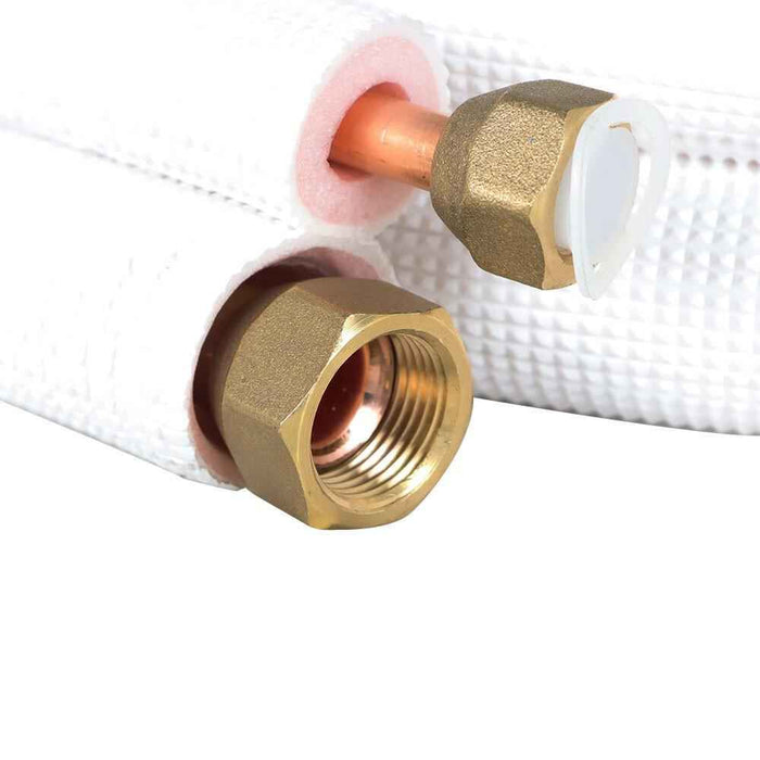 DURAFORCE Install Kit White For Mini Split Heat Pump Systems 16FT 3/8" - 5/8" Dia.