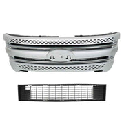 DURAFORCE For Ford Explorer 2011-2015 Front Upper&Lower Grille Silver Grill Set Painted