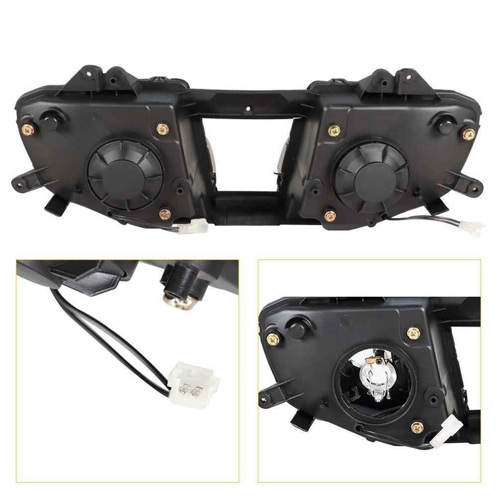 DURAFORCE Head Lights Front Headlight Headlamp Fit For Yamaha YZF R6 YZF600 2008-2016