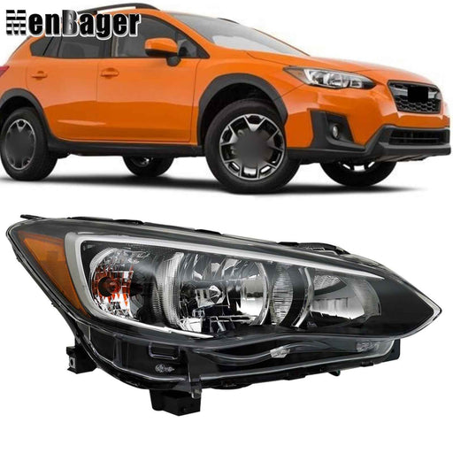 DURAFORCE For 2017-22 Subaru Impreza/18-23 Crosstrek Halogen Headlight RH Headlamp Chrome