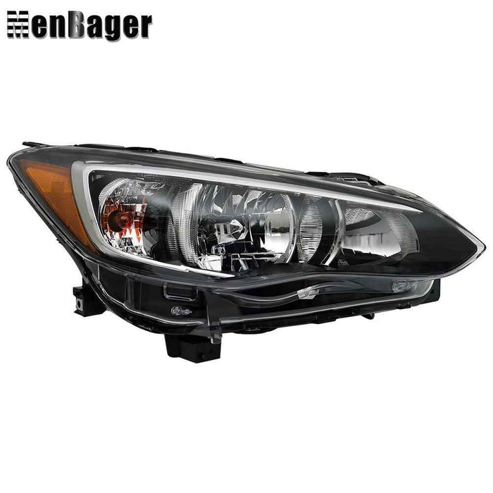 DURAFORCE For 2017-22 Subaru Impreza/18-23 Crosstrek Halogen Headlight RH Headlamp Chrome