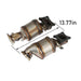 DURAFORCE Catalytic Converter Bank 1&2 For Honda Accord 2008-2012 Pilot 2009-2012 3.5L V6