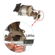 DURAFORCE Catalytic Converter Bank 1&2 For Honda Accord 2008-2012 Pilot 2009-2012 3.5L V6