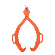 DURAFORCE 32in Log Lifting Tongs 2 Claws Timber Claw Hook Heavy Duty Grapple Timber