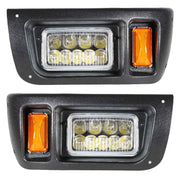 DURAFORCE Golf Cart 12V LED Light Kit Headlights & Tail Lights Kit For Club Car DS 1993-Up
