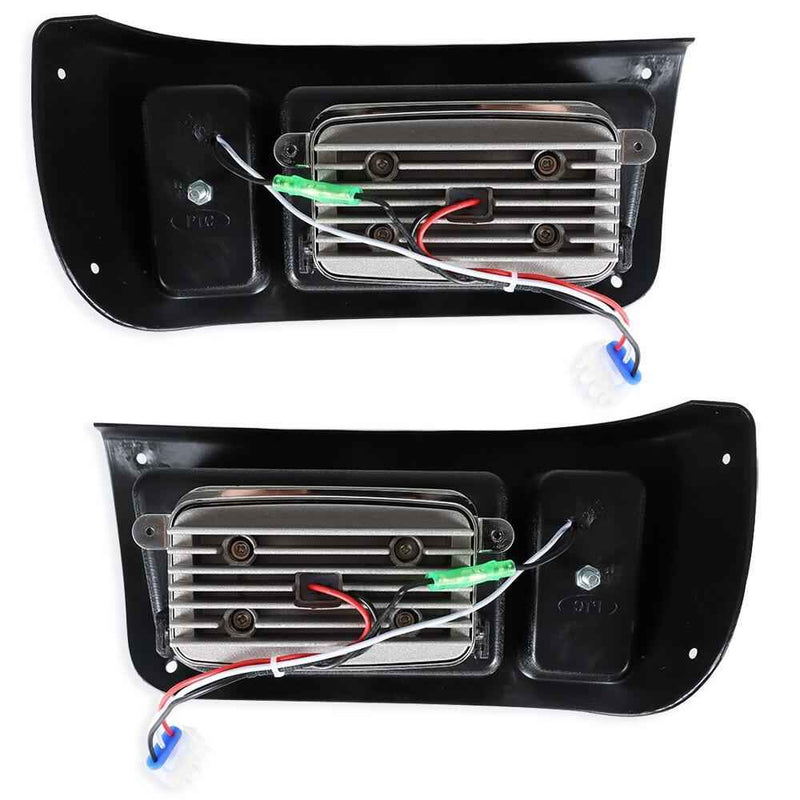 DURAFORCE Golf Cart 12V LED Light Kit Headlights & Tail Lights Kit For Club Car DS 1993-Up