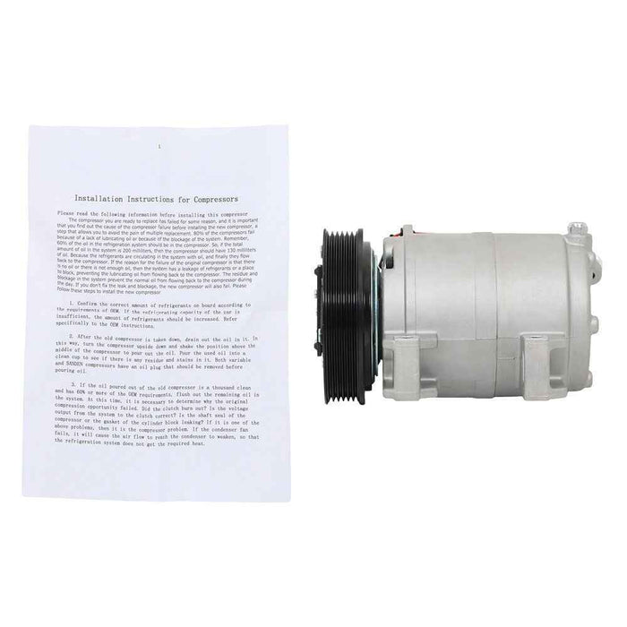 DURAFORCE For 2008-2012 Nissan Rogue S SL SV 2.5L l4 AC Compressor + Clutch CO11200C