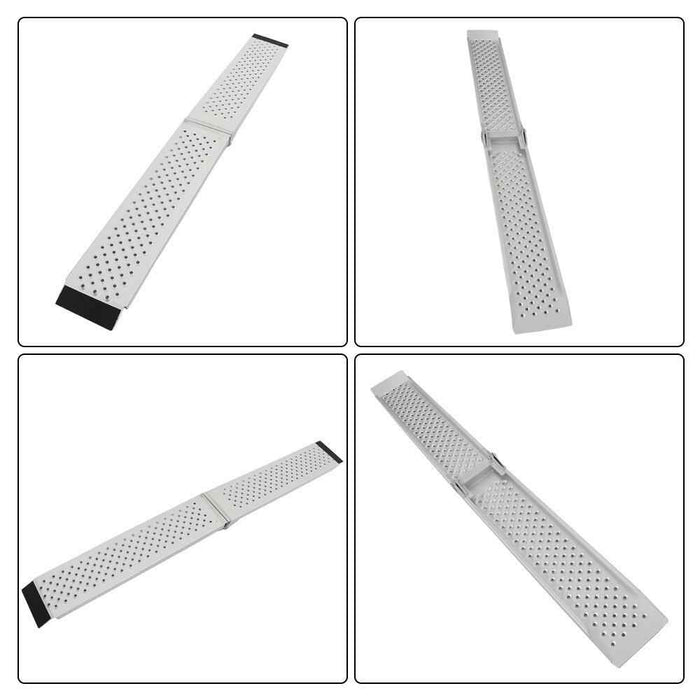 DURAFORCE 1 PC Motorcycle Loading Ramp 78.7"L×8.5"W 600 lbs For SnowBlower Foldable new