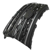 DURAFORCE For Ford Explorer 2018-2019 Front Bumper Upper Grille Matte Black ABS Plastic