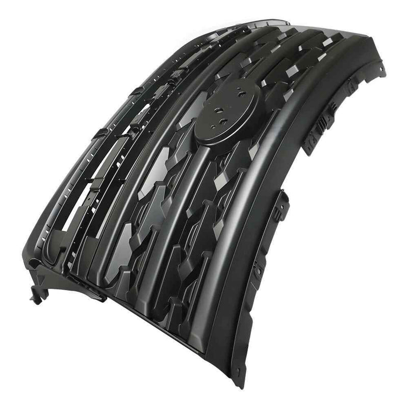 DURAFORCE For Ford Explorer 2018-2019 Front Bumper Upper Grille Matte Black ABS Plastic