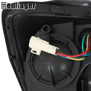 DURAFORCE Black Housing Projector Passenger & Driver Headlights For 2004-2008 Chevy Malibu