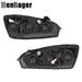 DURAFORCE Black Housing Projector Passenger & Driver Headlights For 2004-2008 Chevy Malibu