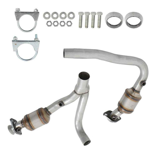 DURAFORCE For Dodge Dakota 3.7L / 4.7L 2004-2010 Y Pipe Catalytic Converter Set Left+Right
