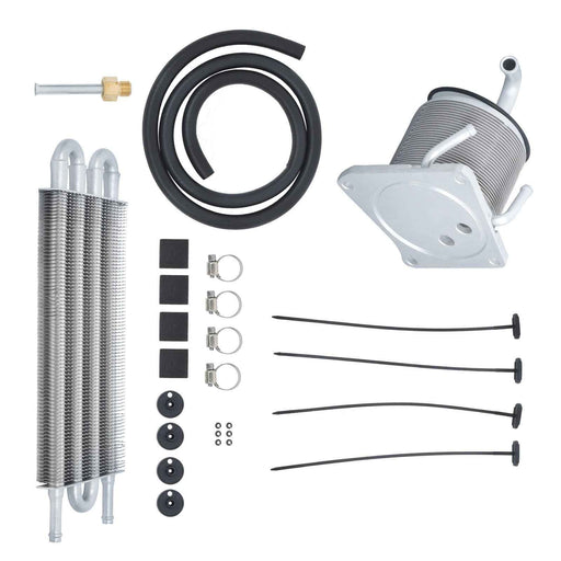 DURAFORCE For Nissan Rogue 08-13 CVT Transmission Oil Cooler Kit 4 Port And 6 Rows Remote