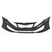 DURAFORCE For 2012 2013 Kia Optima Primed Black Front Upper Bumper Cover W/O Radar Holes