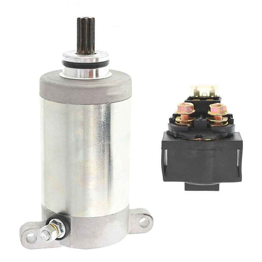 DURAFORCE ATV Starter & Relay Solenoid For Kawasaki Bayou 220 KLF220 1988-2002 21163-1266