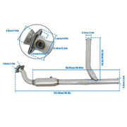 DURAFORCE Right Passenger Side Catalytic Converter For 2005-2008 Ford F-150 F150 4.2L V6