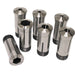 DURAFORCE 7 Pack Durable 5C Hex. Collet Set 1/4" 5/16" 3/8" 1/2" 5/8" 3/4" 7/8" 0.0006TIR