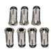 DURAFORCE 7 Pack Durable 5C Hex. Collet Set 1/4" 5/16" 3/8" 1/2" 5/8" 3/4" 7/8" 0.0006TIR