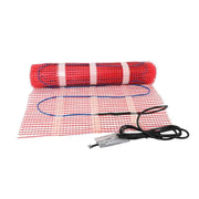 DURAFORCE 15 Sqft Electric Radiant Floor Heat System Floor Heat Mat 120 V W/ Thermostat