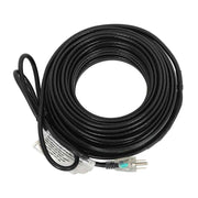 DURAFORCE 80 Feet Heat Tape W/ Aluminum Clip Hook Roof Heat Cable Snow De-icing Kit 8W/FT