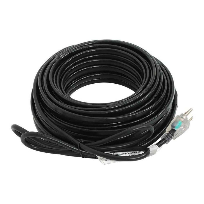 DURAFORCE 80 Feet Heat Tape W/ Aluminum Clip Hook Roof Heat Cable Snow De-icing Kit 8W/FT