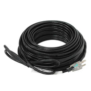 DURAFORCE 80 Feet Heat Tape W/ Aluminum Clip Hook Roof Heat Cable Snow De-icing Kit 8W/FT