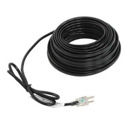 DURAFORCE 80 Feet Heat Tape W/ Aluminum Clip Hook Roof Heat Cable Snow De-icing Kit 8W/FT