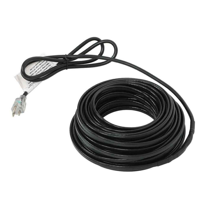 DURAFORCE 80 Feet Heat Tape W/ Aluminum Clip Hook Roof Heat Cable Snow De-icing Kit 8W/FT