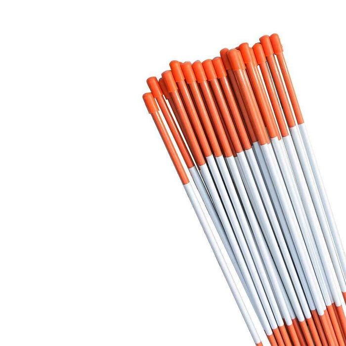 DURAFORCE 50 Pcs 6FT Easy Installation Reflective Markers 5/16" Landscape & Walkway Lights