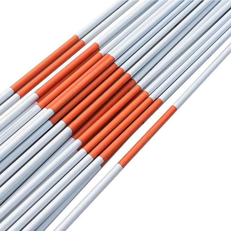 DURAFORCE 50 Pcs 6FT Easy Installation Reflective Markers 5/16" Landscape & Walkway Lights